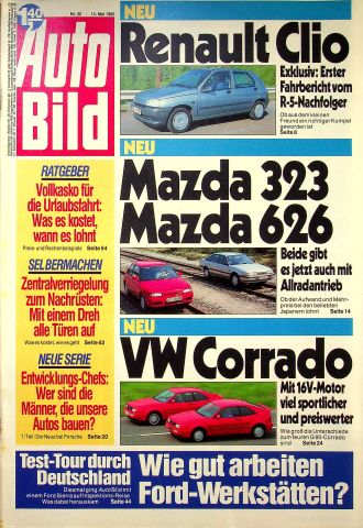 Deckblatt Auto Bild (20/1990)